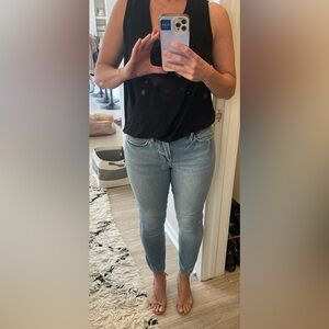 FRAME Le High Skinny Jeans Light Wash High Rise Size 25